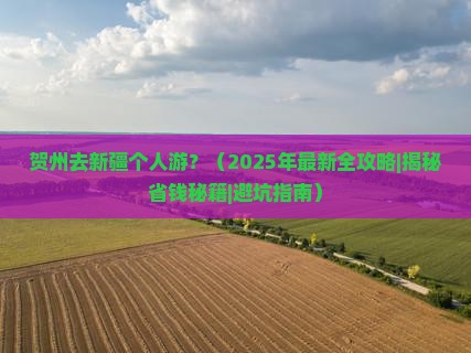 贺州去新疆个人游