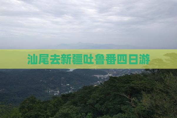 汕尾去新疆吐鲁番四日游