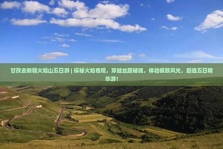 甘孜去新疆火焰山五日游