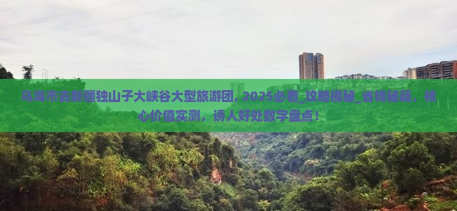 乌海市去新疆独山子大峡谷大型旅游团