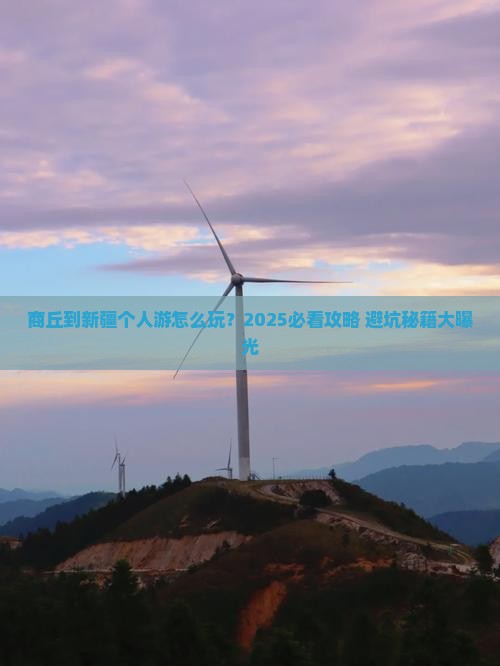 商丘到新疆个人游