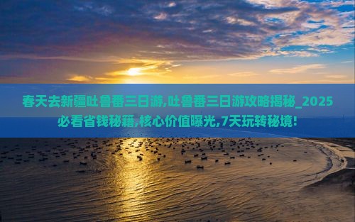 春天去新疆吐鲁番三日游