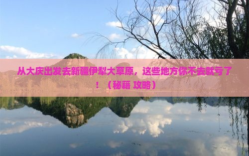 大庆去新疆伊犁大草原必去地
