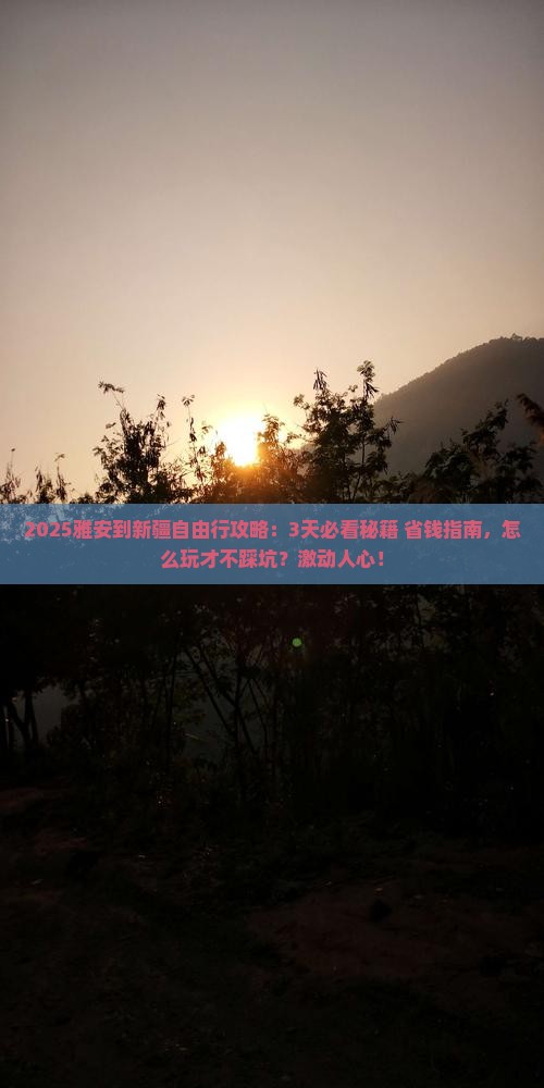 雅安到新疆自由行