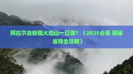 阿拉尔去新疆火焰山一日