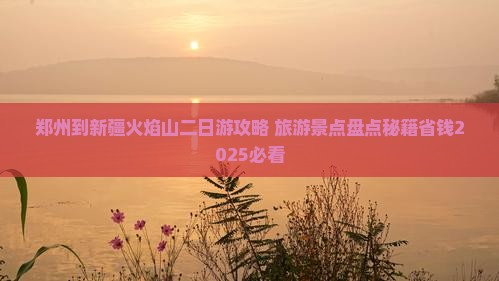 郑州到新疆火焰山二日游 郑州到新疆火焰山二日游