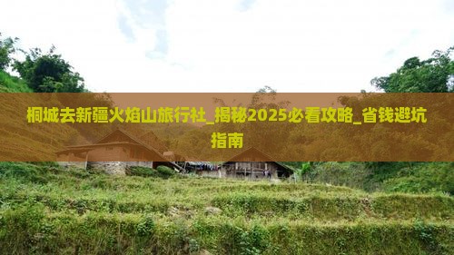 桐城去新疆火焰山旅行社