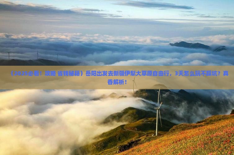岳阳去新疆伊犁大草原自由行