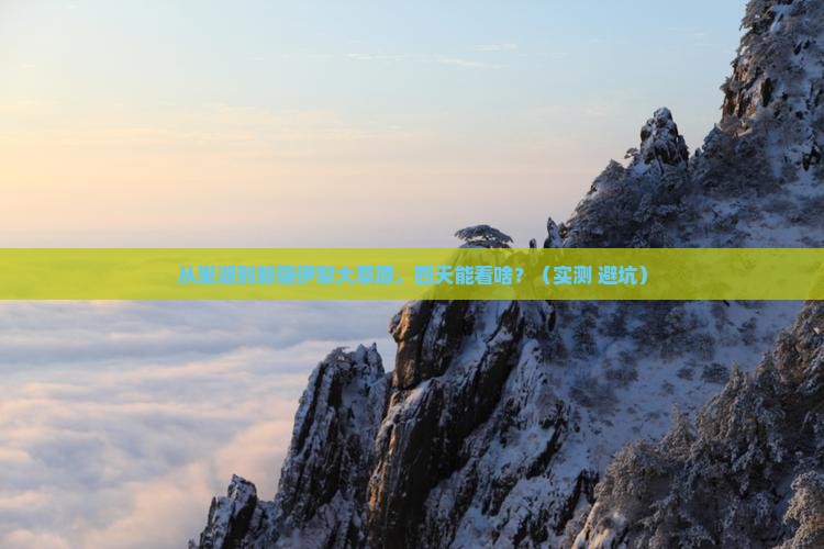 巢湖到新疆伊犁大草原四日游