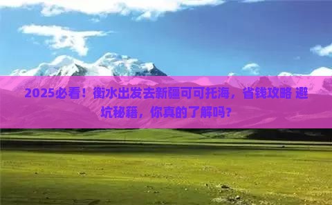 衡水去新疆可可托海攻略