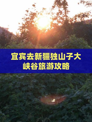宜宾去新疆独山子大峡谷自由团