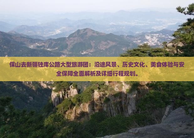 保山去新疆独库公路大型旅游团