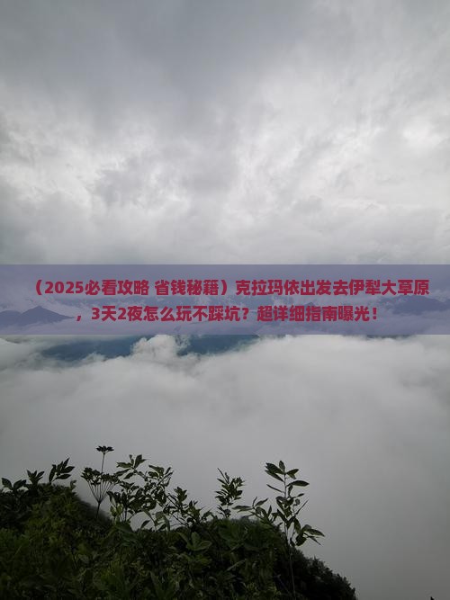 克拉玛依到新疆伊犁大草原哪里玩