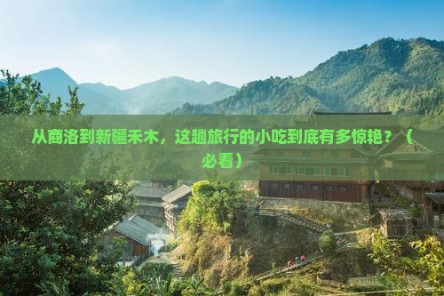 商洛到新疆禾木旅游小吃