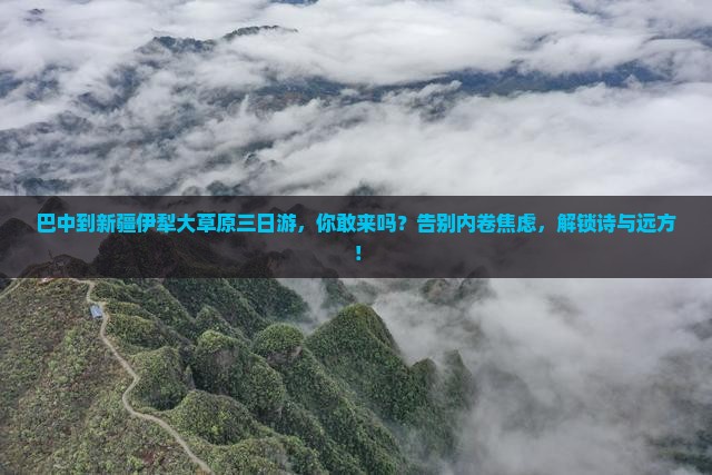 巴中到新疆伊犁大草原三日游