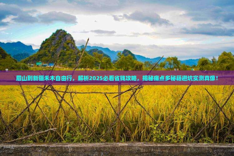 眉山到新疆禾木自由行