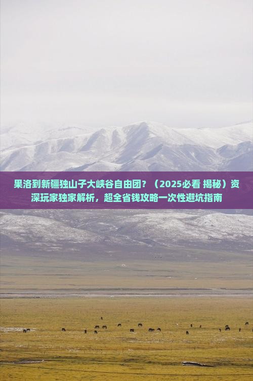 果洛到新疆独山子大峡谷自由团