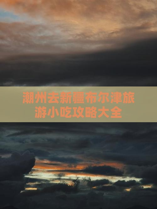 潮州去新疆布尔津旅游小吃