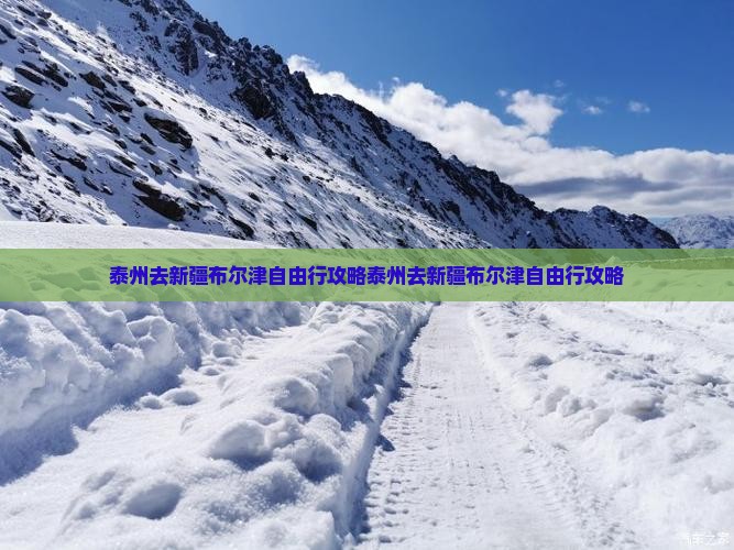 泰州去新疆布尔津自由行