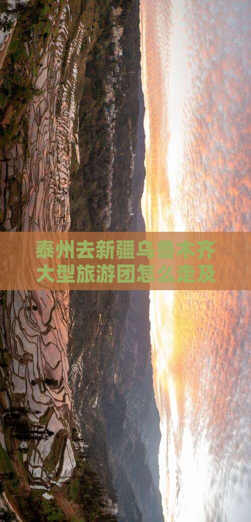 泰州去新疆乌鲁木齐大型旅游团
