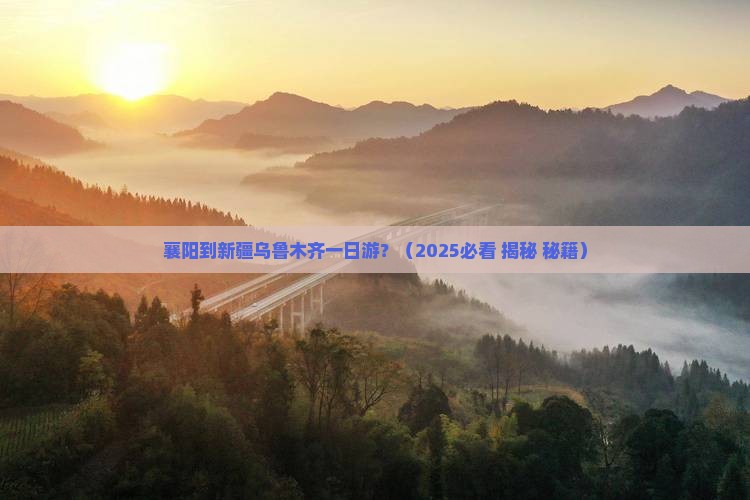 襄阳到新疆乌鲁木齐一日