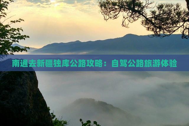 南通去新疆独库公路一日