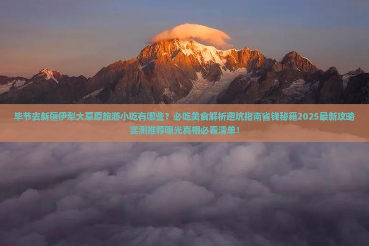 毕节去新疆伊犁大草原旅游小吃