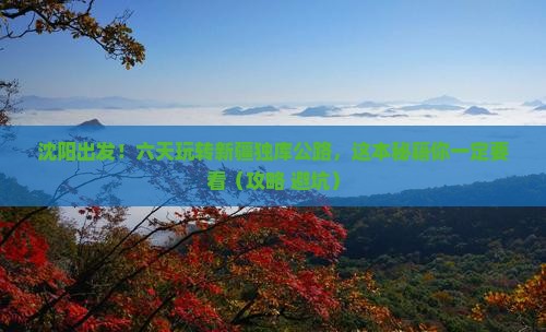 沈阳去新疆独库公路六日游