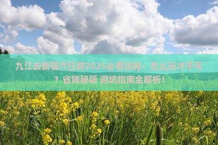 九江去新疆六日游