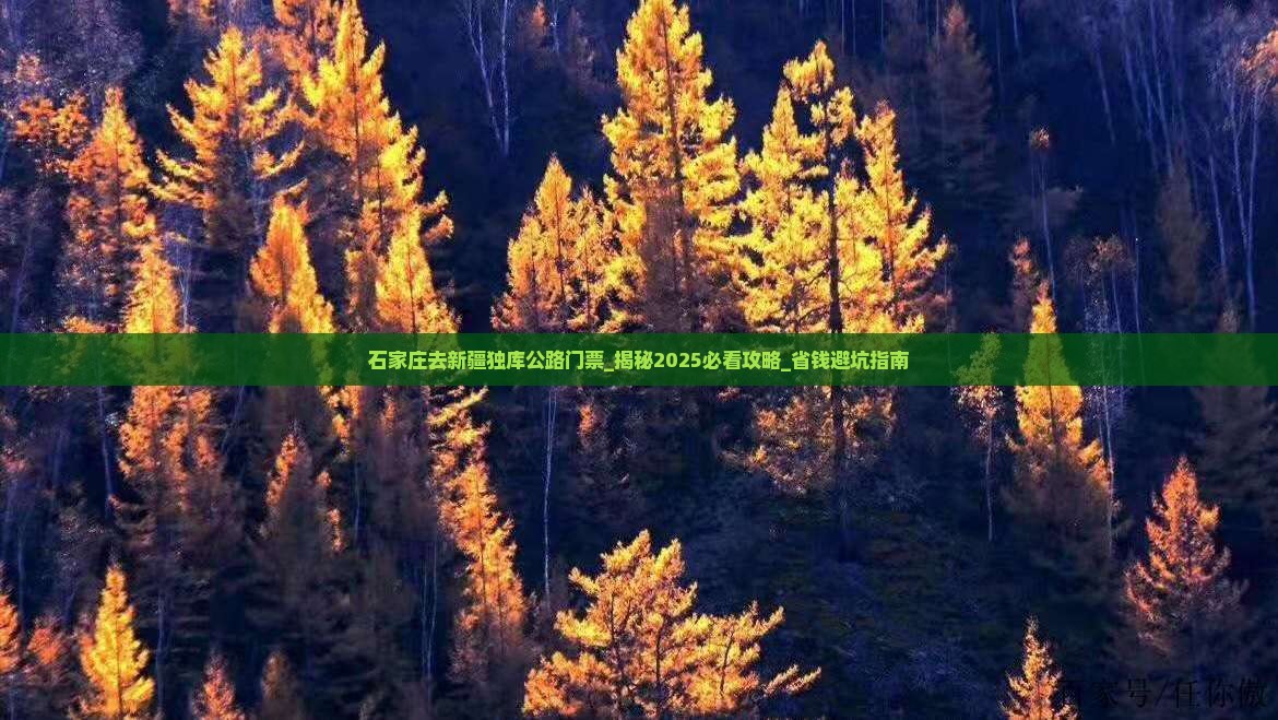 石家庄去新疆独库公路门票