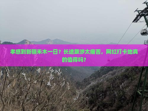 孝感到新疆禾木一日