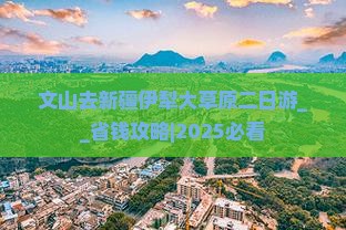 文山去新疆伊犁大草原二日游