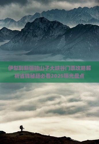 伊犁到新疆独山子大峡谷门票