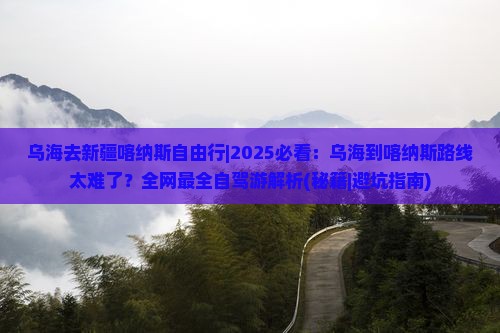 乌海去新疆喀纳斯自由行