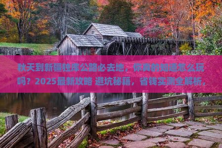 秋天到新疆独库公路必去地