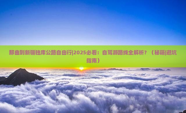 那曲到新疆独库公路自由行