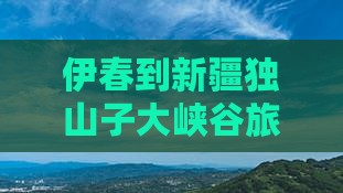 伊春去新疆独山子大峡谷自由团