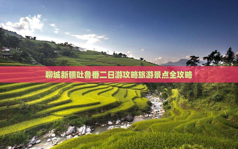 聊城到新疆吐鲁番二日游