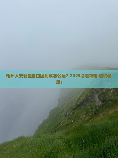 梧州去新疆自由团