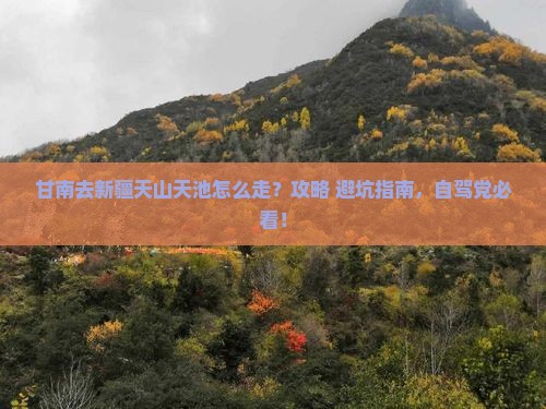 甘南去新疆天山天池景点