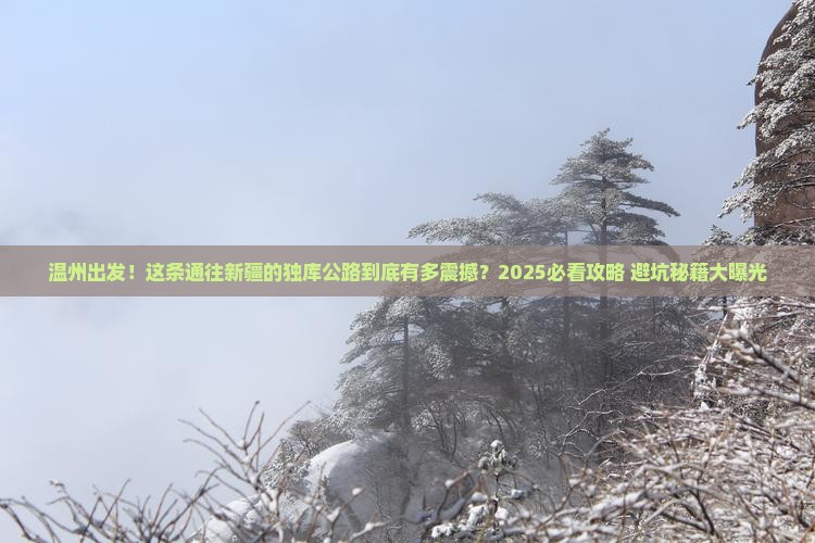 温州到新疆独库公路攻略
