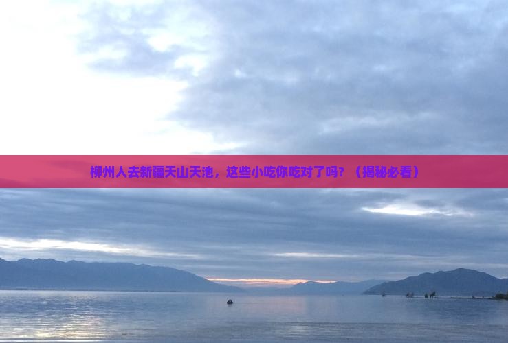 柳州去新疆天山天池旅游小吃