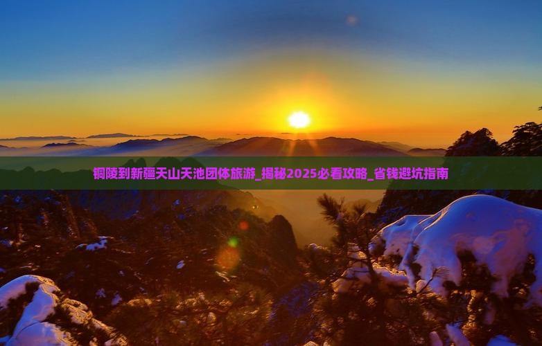 铜陵到新疆天山天池团体旅游