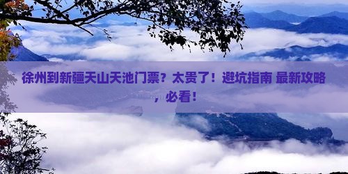 徐州到新疆天山天池门票