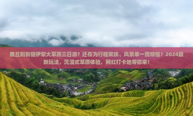 商丘到新疆伊犁大草原三日游