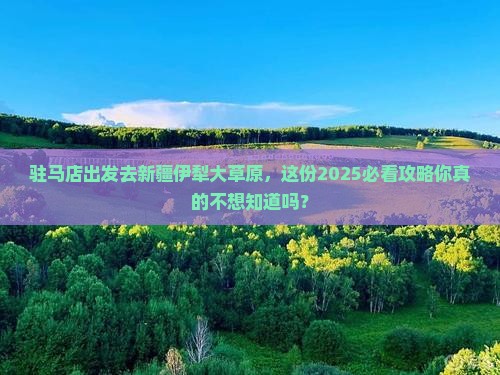 驻马店去新疆伊犁大草原大型旅游团