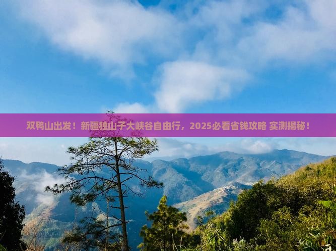 双鸭山去新疆独山子大峡谷自由团