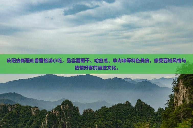 庆阳去新疆吐鲁番旅游小吃