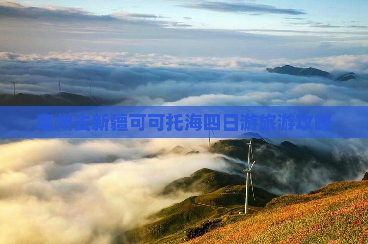亳州去新疆可可托海四日游