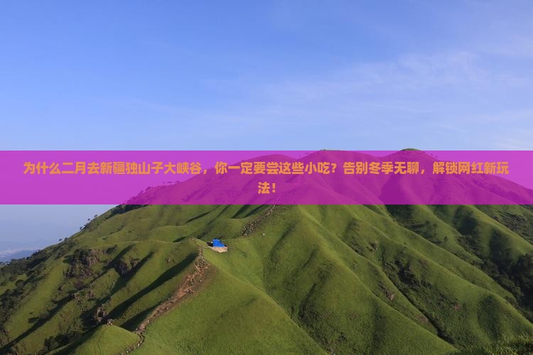 二月去新疆独山子大峡谷旅游小吃
